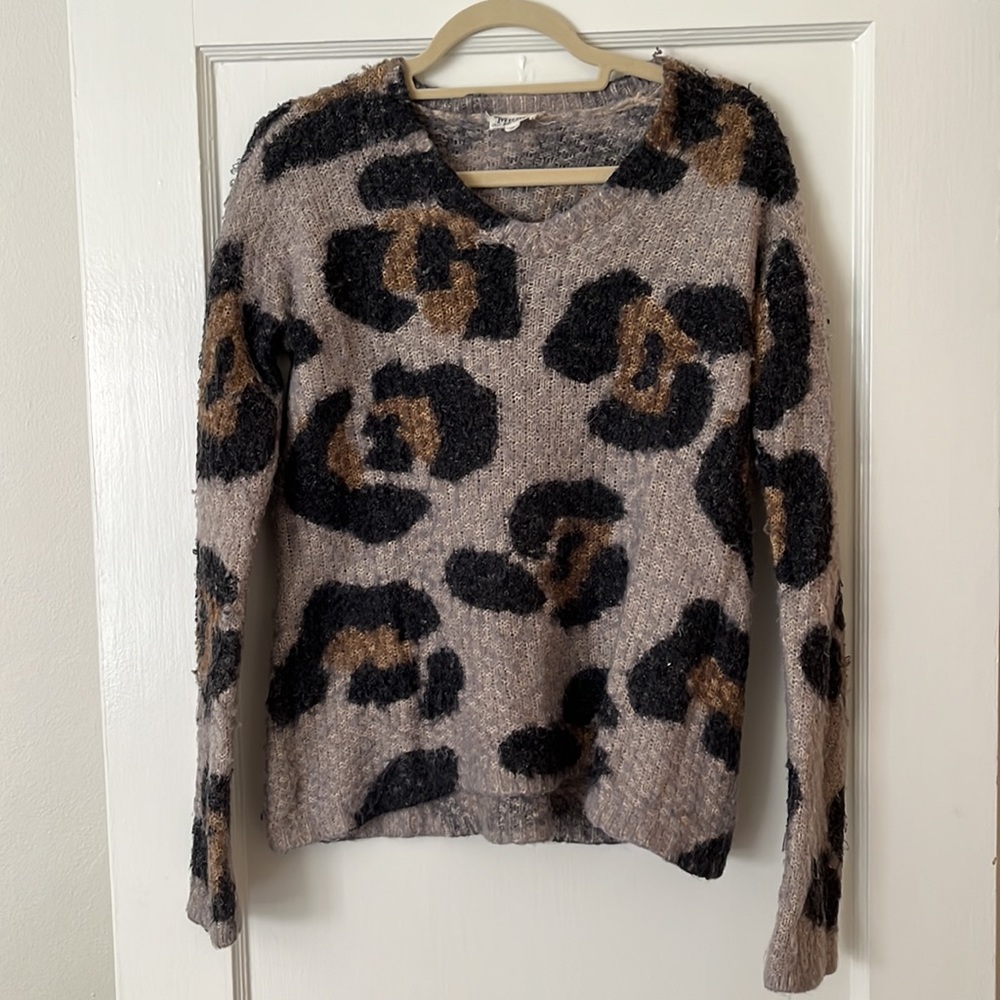 Show Me Your Mumu Cheetah Print Sweater